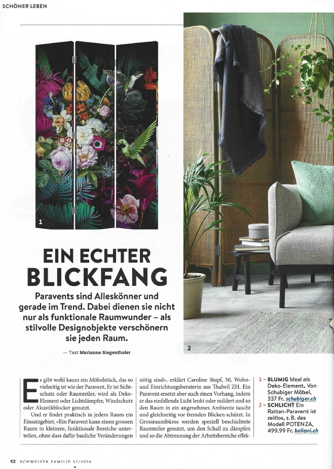Schweizer Familie Interview September 2024